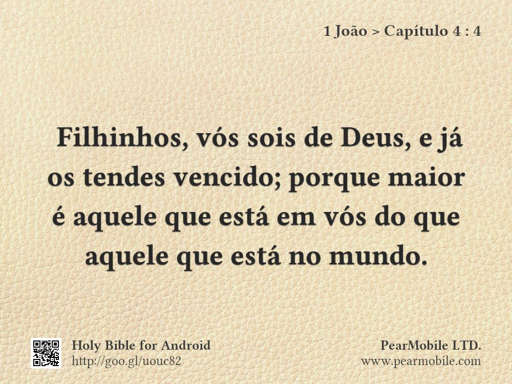 1 João, Capítulo 4:4